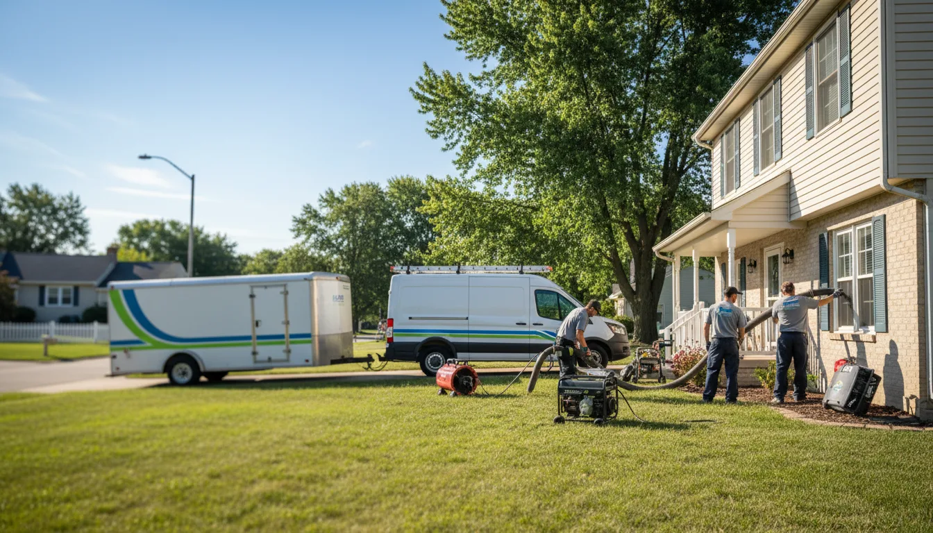 Flooded Basement Restoration And Cleanup With Repair in Merrill, WI near me